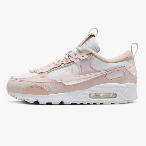 Nike Air Max 90 Futura Sneakers {Summit White/Barely Rose} 7.5 - Picture 2 of 14
